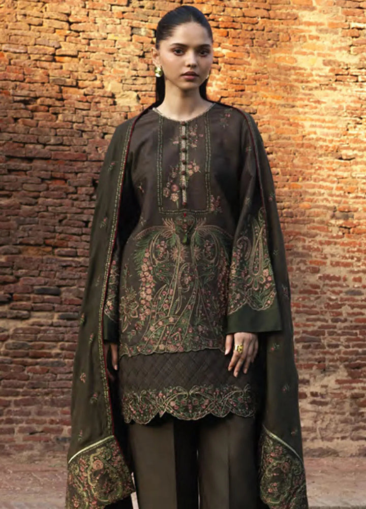 Zara Shahjahan Embroidered Suit Unstitched 3 Piece ZS24UW D-05 Zohreh - Winter Collection