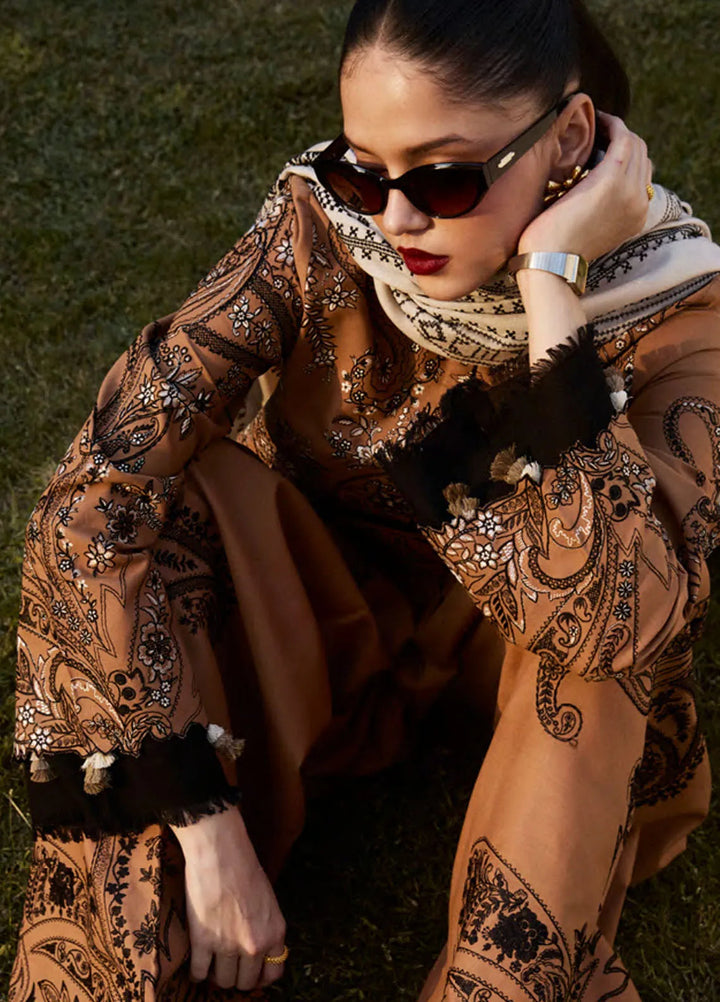 Zara Shahjahan Embroidered Suit Unstitched 3 Piece ZS24UW D-06 Roya - Winter Collection