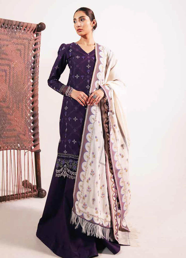 Zara Shahjahan Embroidered Lawn Suits Unstitched 3 Piece ZS21L 06 Fajal-B - Summer Collection