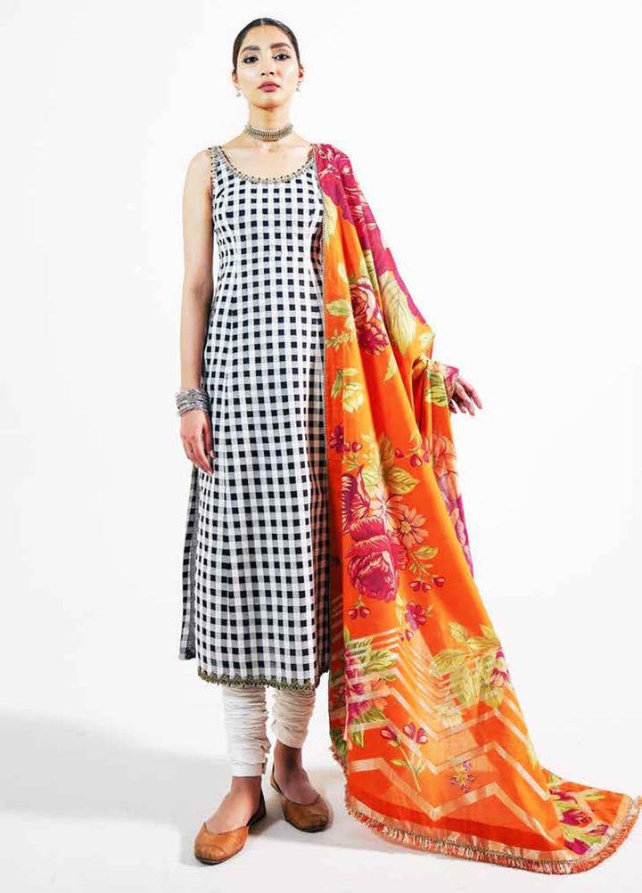 Zara Shahjahan Embroidered Lawn Suits Unstitched 3 Piece ZS21L 08 Manreet-B - Summer Collection