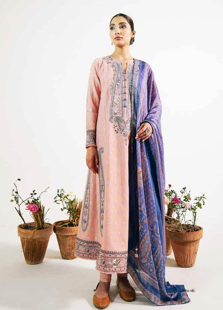 Zara Shahjahan Embroidered Lawn Suits Unstitched 3 Piece ZS21L 09 Sassi-A - Summer Collection