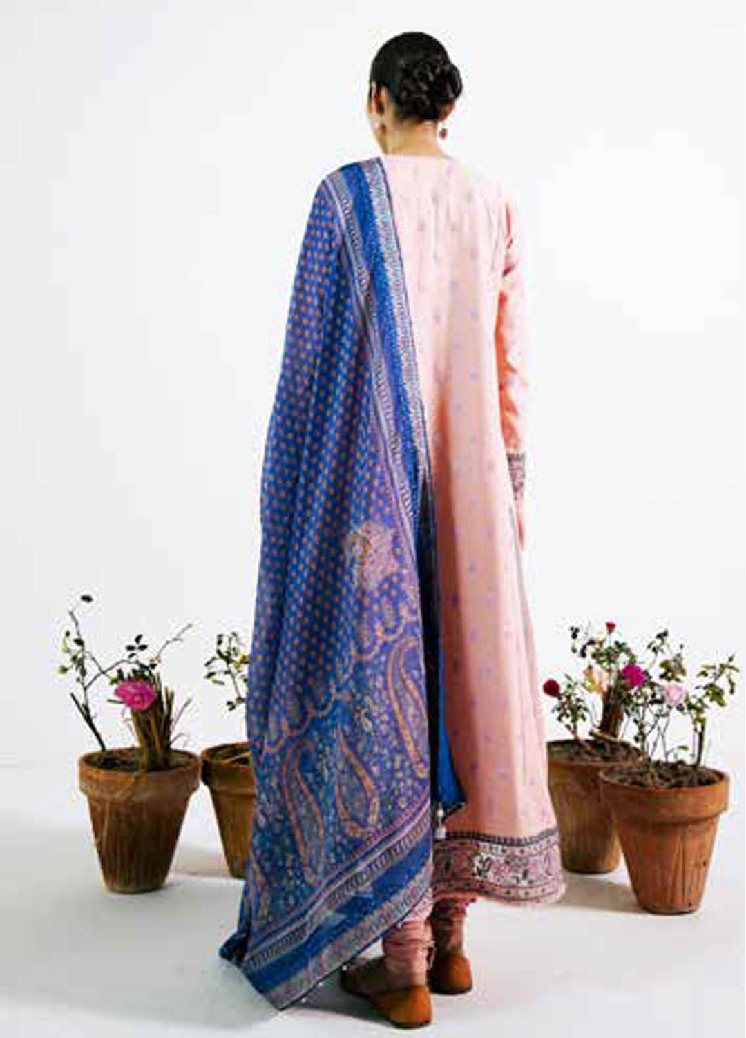 Zara Shahjahan Embroidered Lawn Suits Unstitched 3 Piece ZS21L 09 Sassi-A - Summer Collection