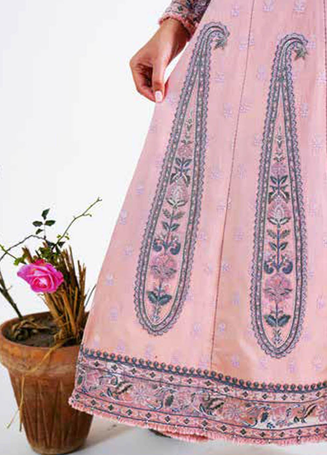 Zara Shahjahan Embroidered Lawn Suits Unstitched 3 Piece ZS21L 09 Sassi-A - Summer Collection