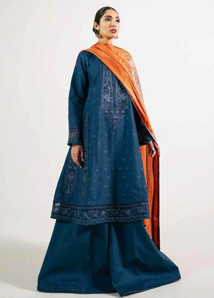 Zara Shahjahan Embroidered Lawn Suits Unstitched 3 Piece ZS21L 10 Sassi-B - Summer Collection