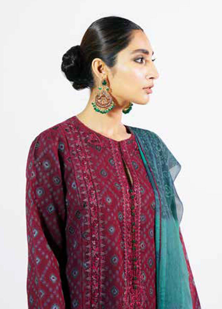 Zara Shahjahan Embroidered Lawn Suits Unstitched 3 Piece ZS21L 22 Shazia-B - Summer Collection