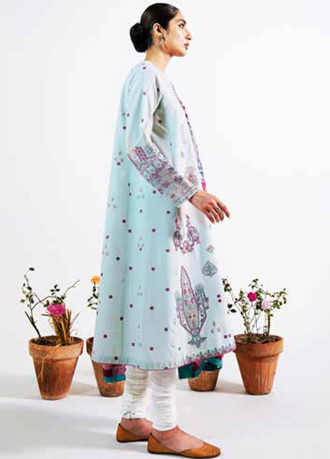 Zara Shahjahan Embroidered Lawn Suits Unstitched 3 Piece ZS21L 24 Khushala-B - Summer Collection