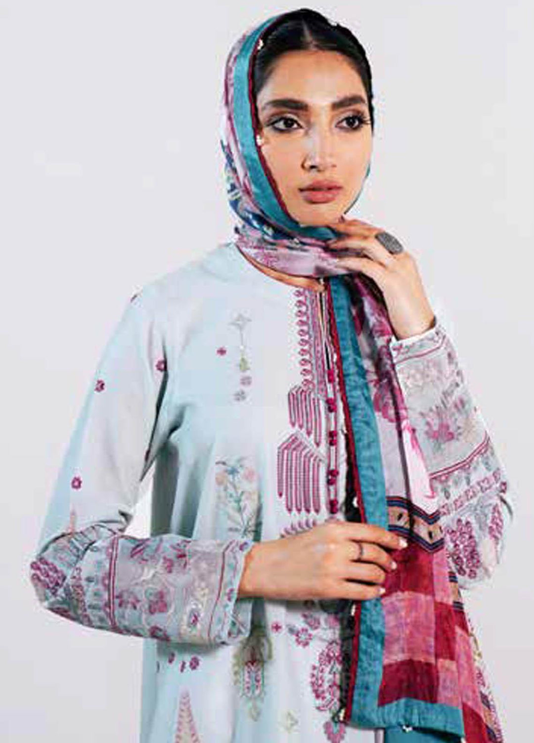 Zara Shahjahan Embroidered Lawn Suits Unstitched 3 Piece ZS21L 24 Khushala-B - Summer Collection