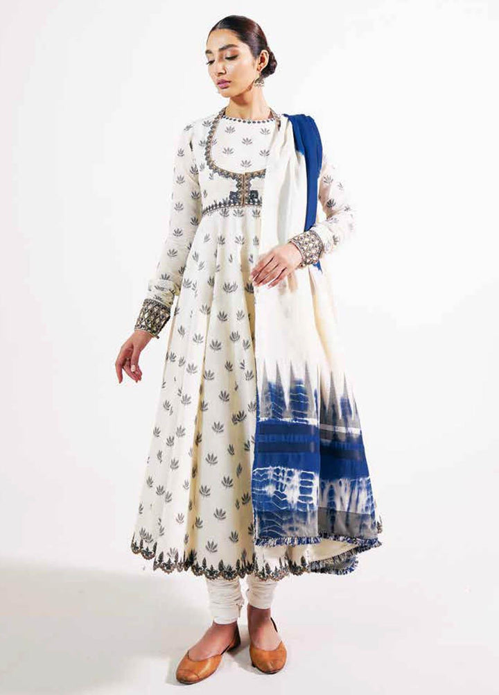 Zara Shahjahan Embroidered Lawn Suits Unstitched 3 Piece ZS21L 26 Heer-B - Summer Collection