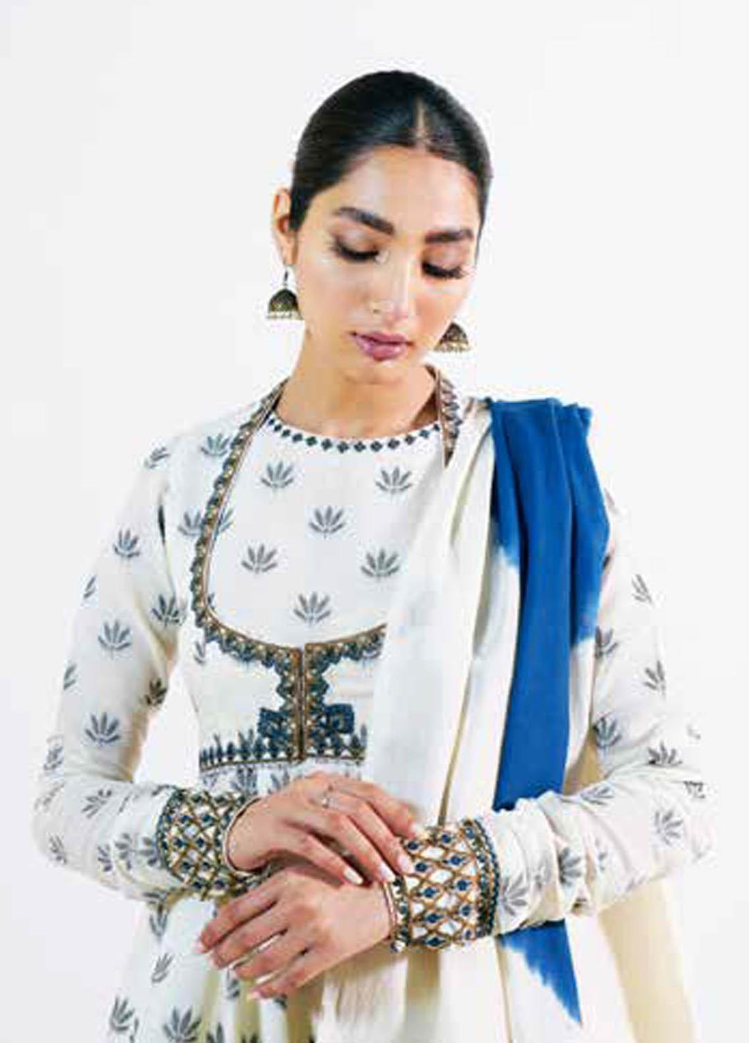 Zara Shahjahan Embroidered Lawn Suits Unstitched 3 Piece ZS21L 26 Heer-B - Summer Collection