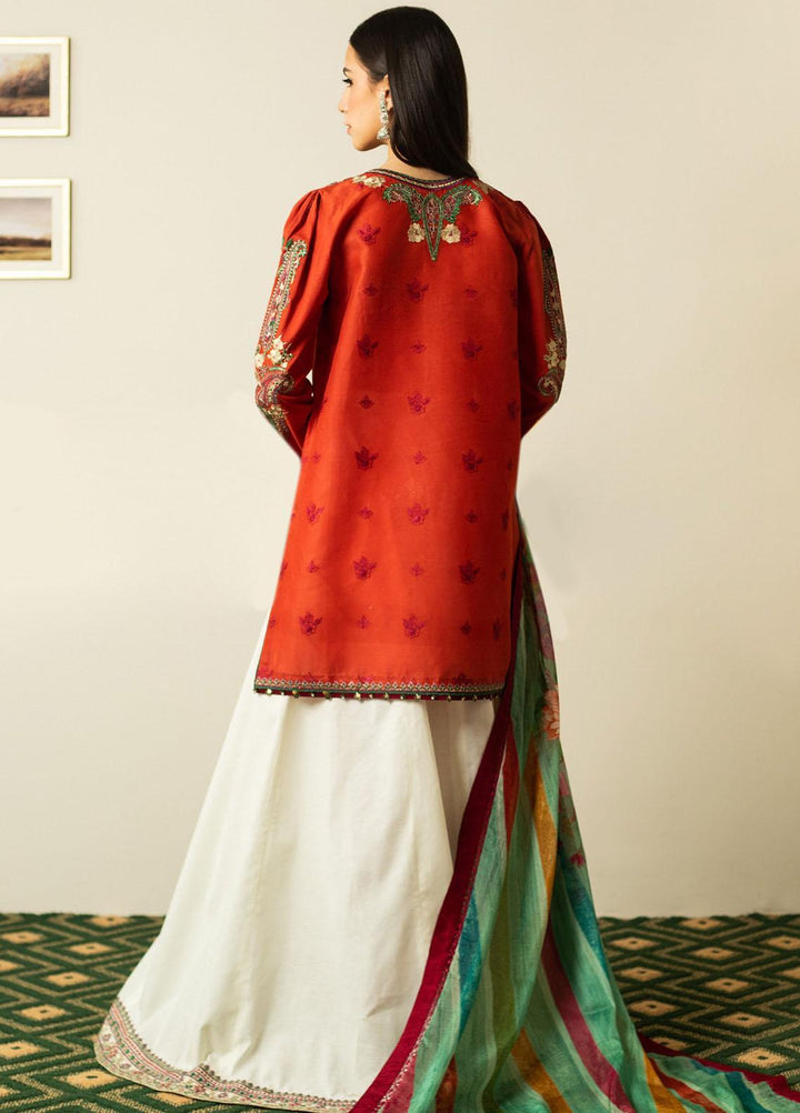 Zara Shahjahan Embroidered  Suits Unstitched 3 Piece ZS23SL-V2 D-02 - Summer Collection