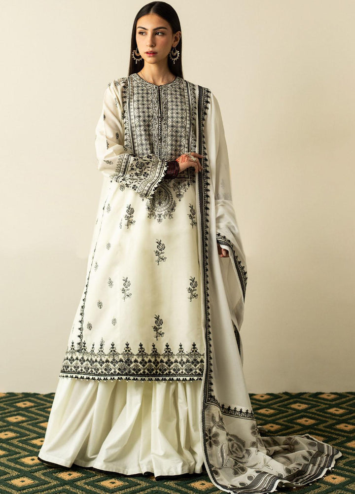 Zara Shahjahan Embroidered  Suits Unstitched 3 Piece ZS23SL-V2 D-05 - Summer Collection