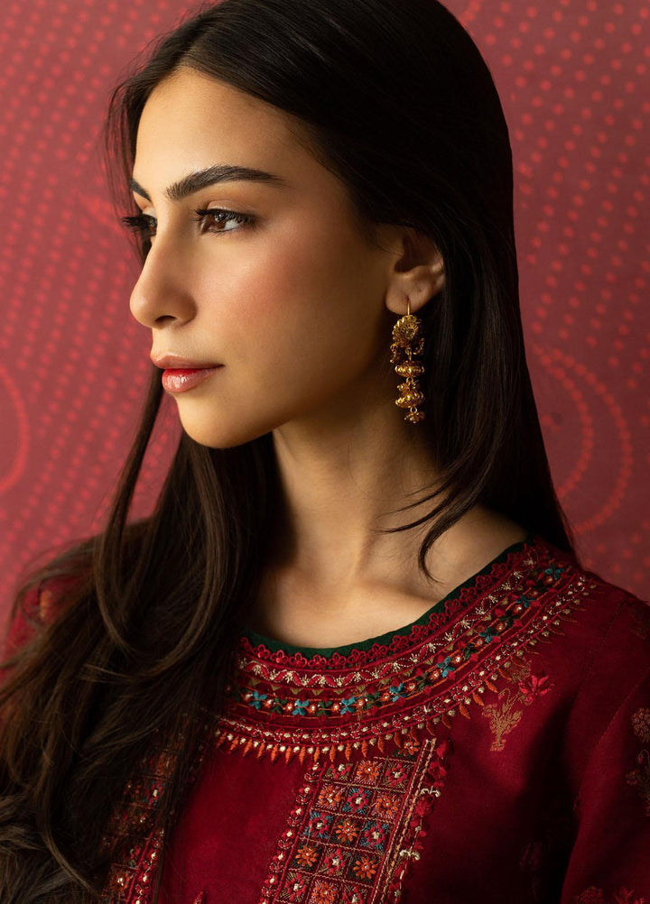 Zara Shahjahan Embroidered  Suits Unstitched 3 Piece ZS23SL-V2 D-06 - Summer Collection