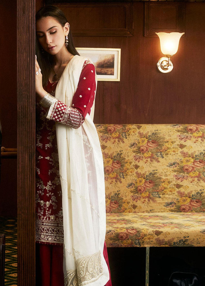 Zara Shahjahan Embroidered  Suits Unstitched 3 Piece ZS23SL-V2 D-10 - Summer Collection