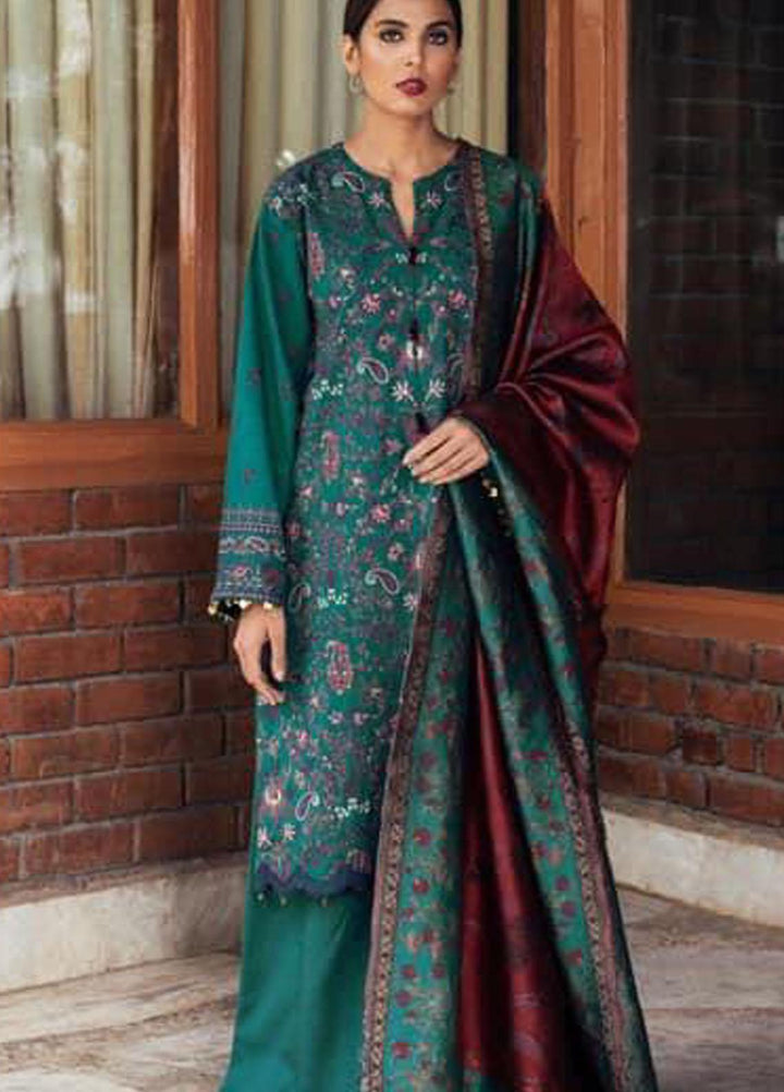 Zara Shahjahan Embroidered Khaddar Suits Unstitched 3 Piece ZS21W Zeb - Winter Collection