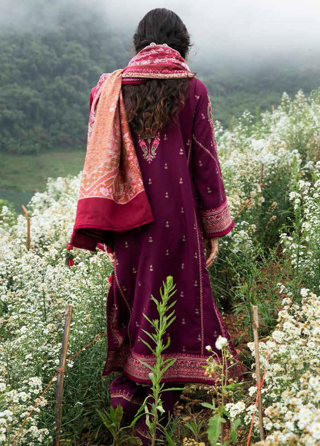 Zara Shahjahan Embroidered Khaddar Suits Unstitched 3 Piece ZS22WS Ezel - Winter Collection