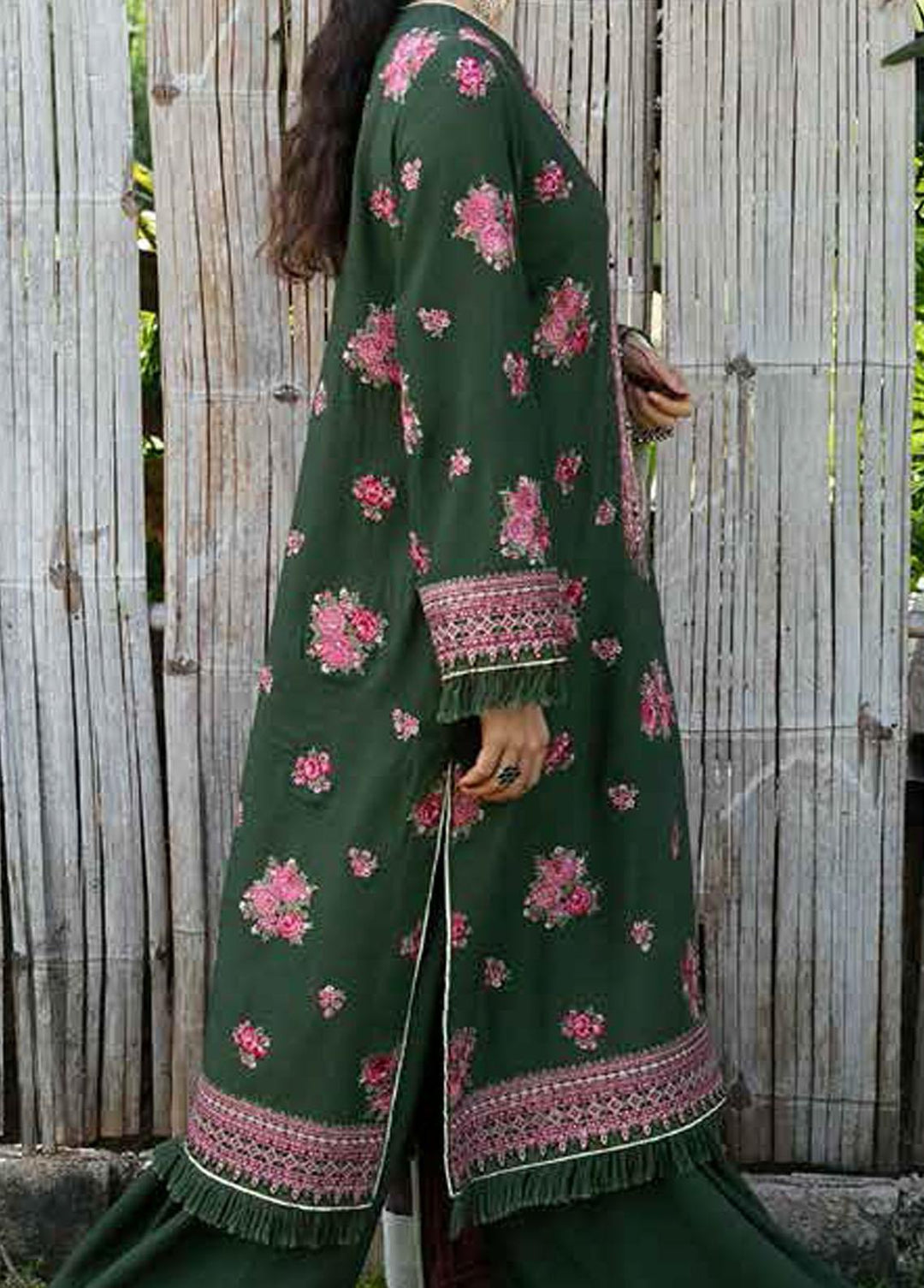 Zara Shahjahan Embroidered Linen Suits Unstitched 3 Piece ZS22WS Gulnaar - Winter Collection