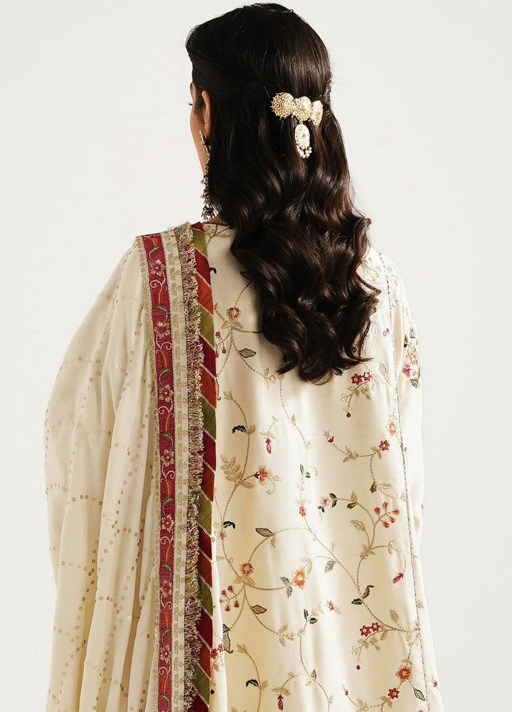 Zara Shahjahan Embroidered Twill Suits Unstitched 3 Piece ZS23WL D5 - Winter Luxury Collection