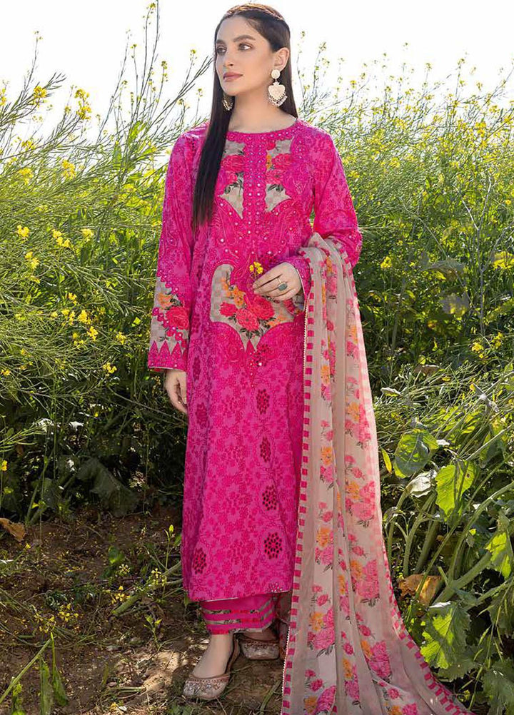 Zard By Charizma Embroidered Lawn Suits Unstitched 3 Piece CRZ23Z CCK-02 - Summer Collection