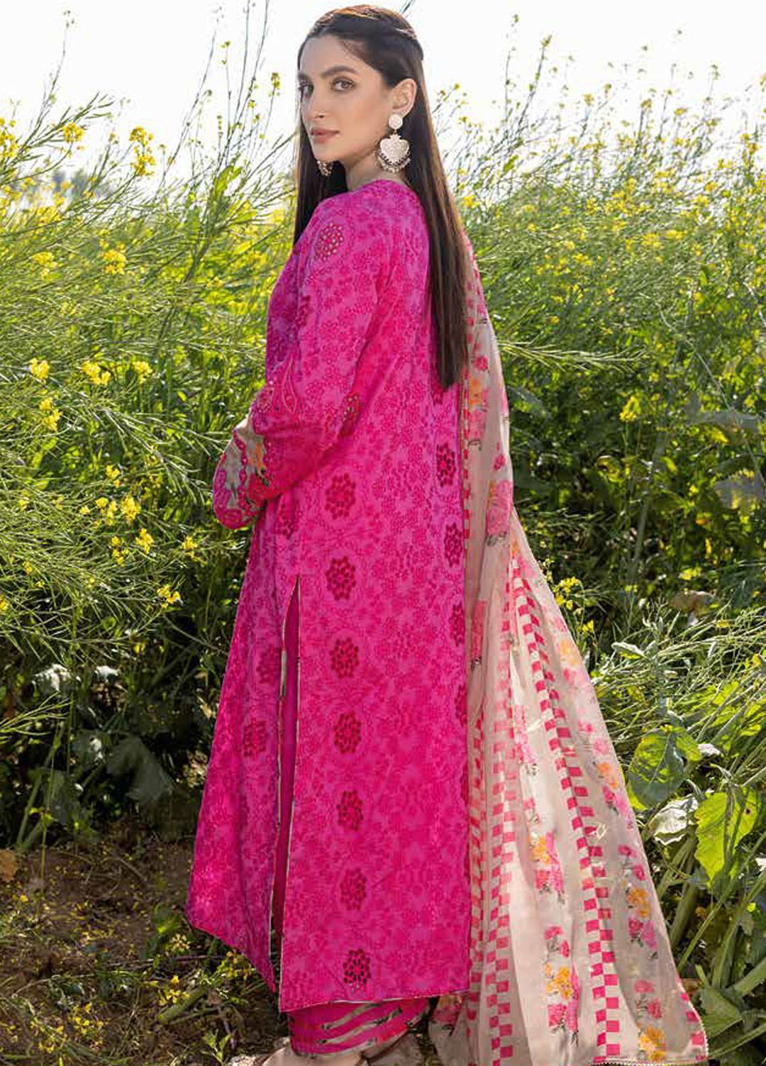 Zard By Charizma Embroidered Lawn Suits Unstitched 3 Piece CRZ23Z CCK-02 - Summer Collection