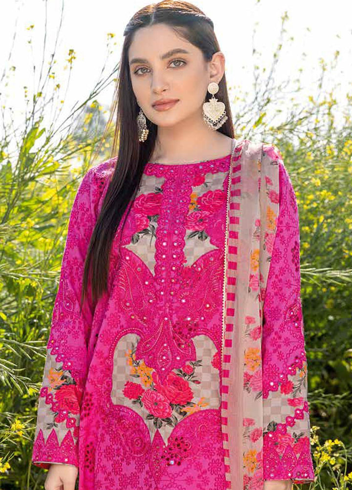Zard By Charizma Embroidered Lawn Suits Unstitched 3 Piece CRZ23Z CCK-02 - Summer Collection
