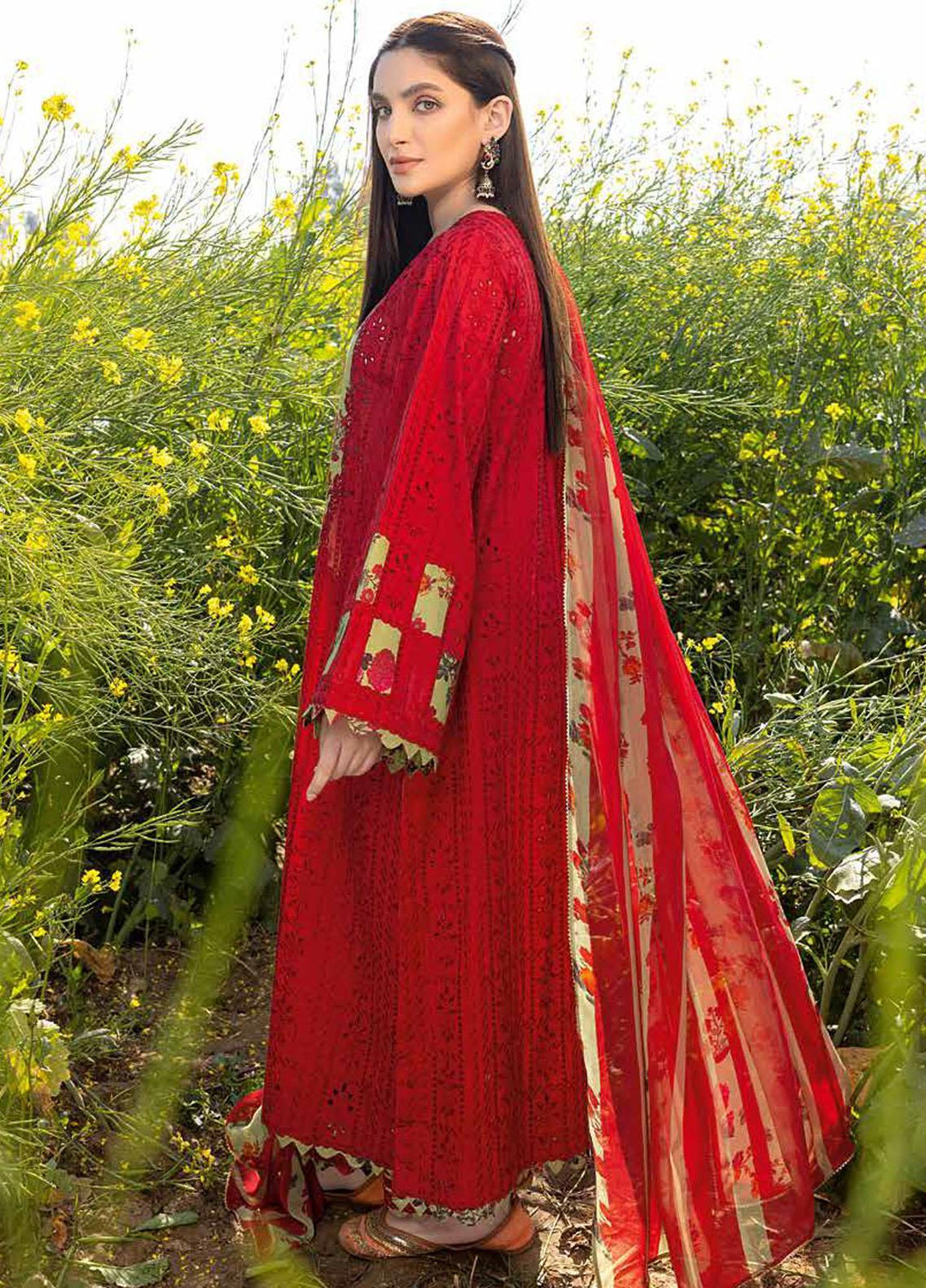 Zard By Charizma Embroidered Lawn Suits Unstitched 3 Piece CRZ23Z CCK-05 - Summer Collection