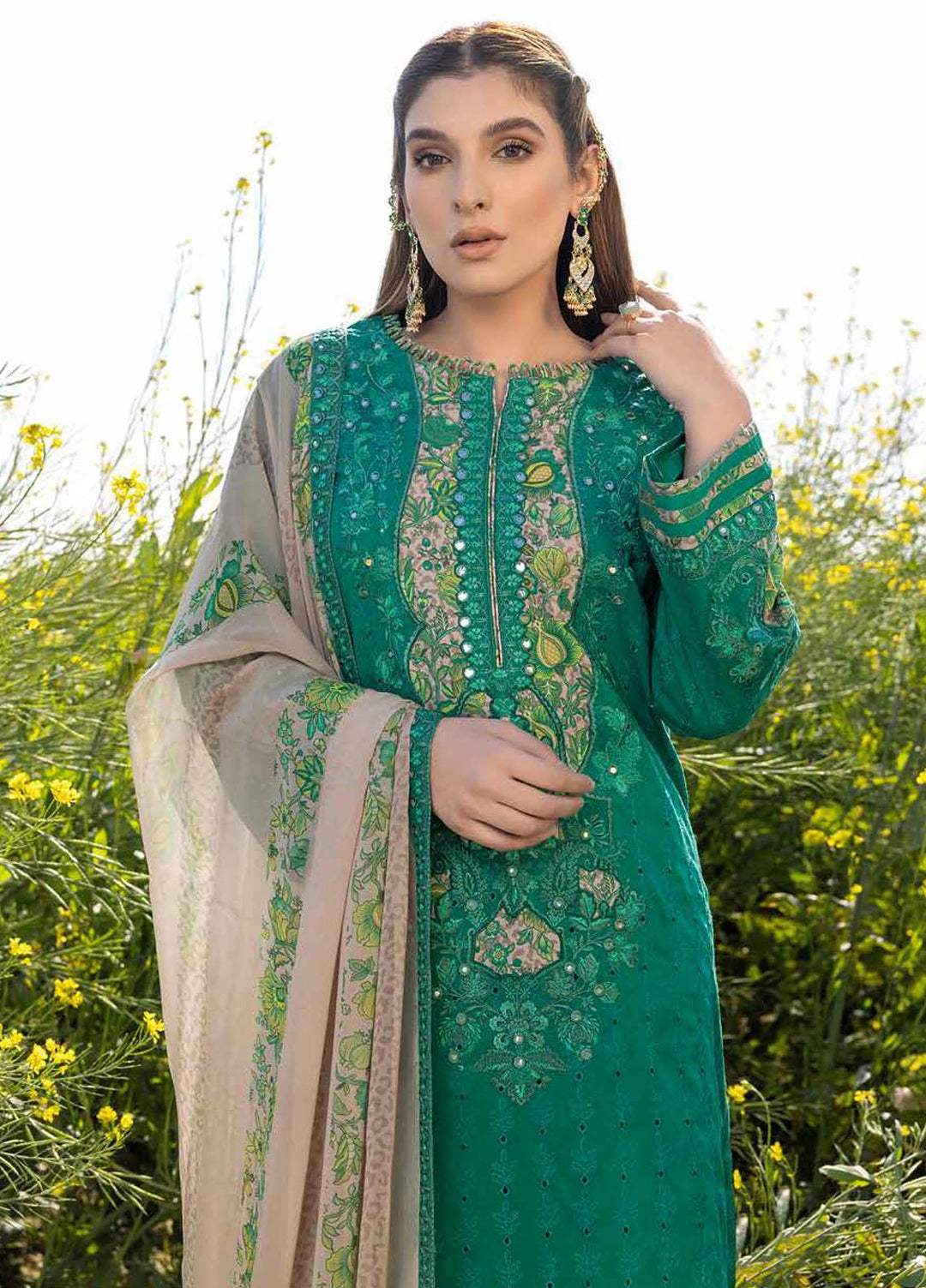 Zard By Charizma Embroidered Lawn Suits Unstitched 3 Piece CRZ23Z CCK-06 - Summer Collection
