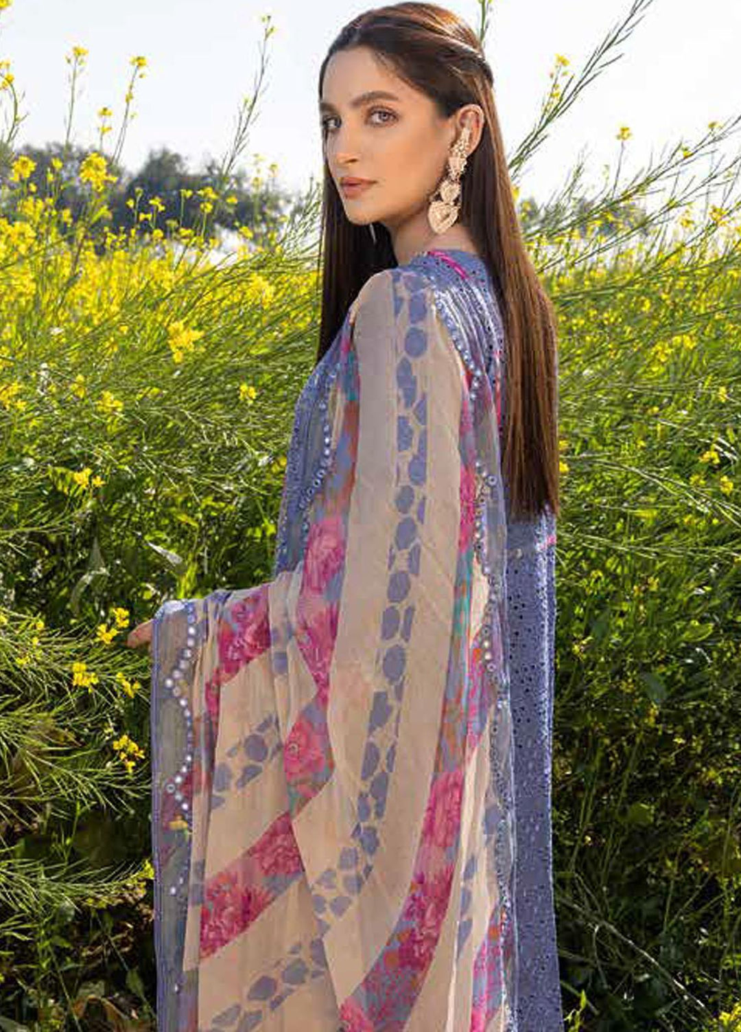 Zard By Charizma Embroidered Lawn Suits Unstitched 3 Piece CRZ23Z CCK-07 - Summer Collection