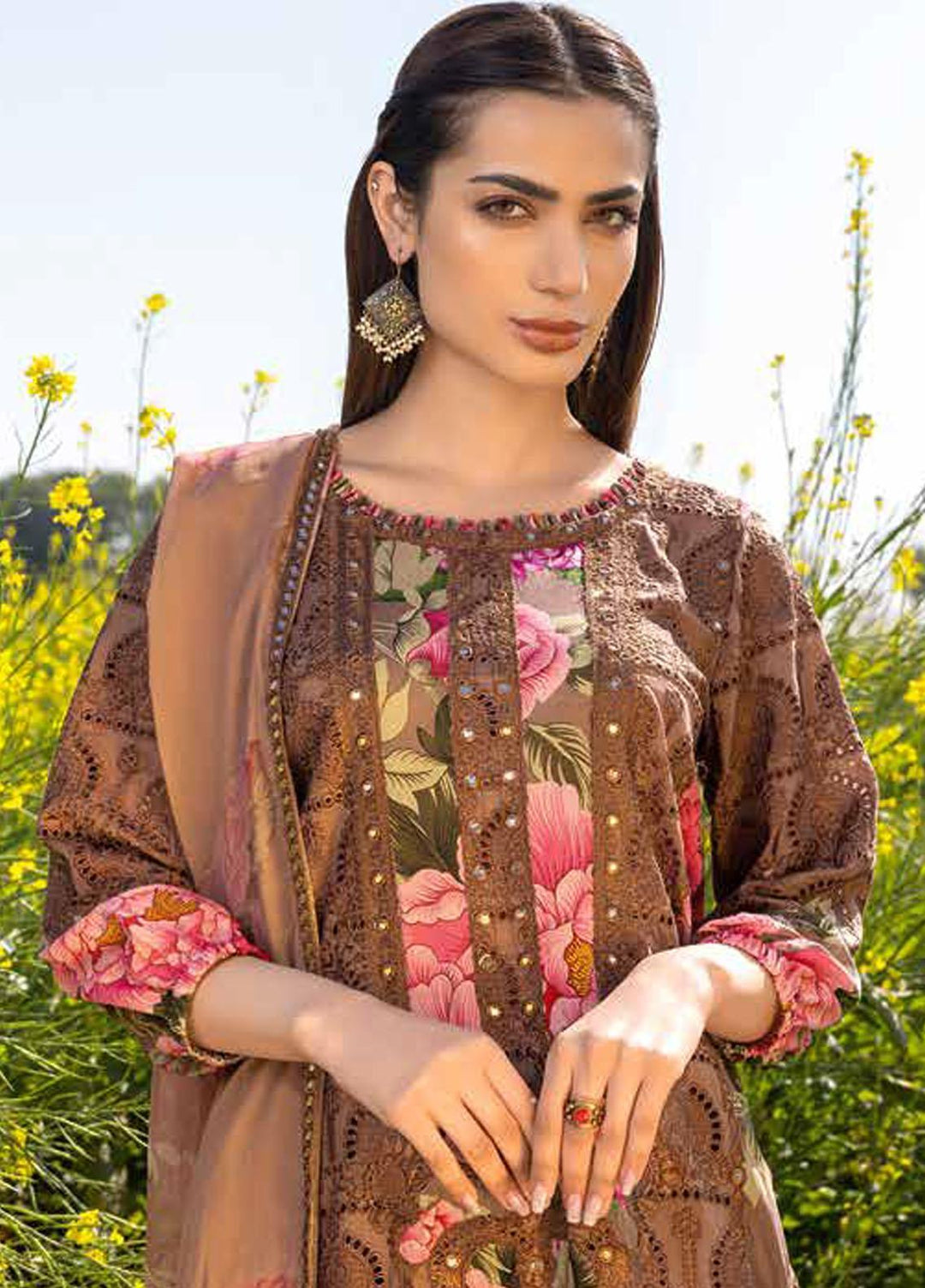 Zard By Charizma Embroidered Lawn Suits Unstitched 3 Piece CRZ23Z CCK-08 - Summer Collection