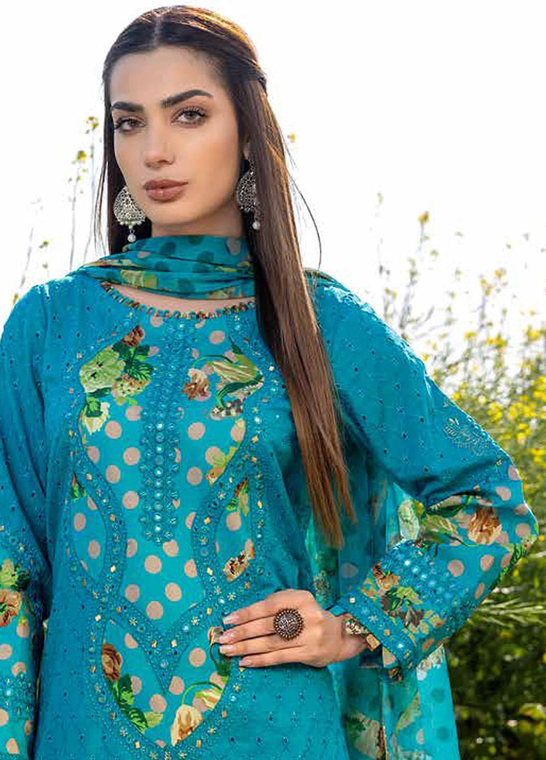 Zard By Charizma Embroidered Lawn Suits Unstitched 3 Piece CRZ23Z CCK-09 - Summer Collection