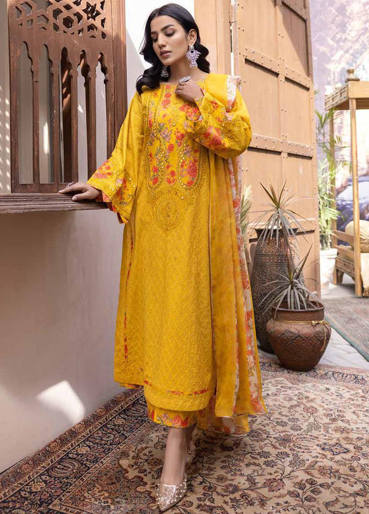 Zard By Charizma Embroidered Lawn Suits Unstitched 3 Piece CRZ23Z CCK-10 - Summer Collection