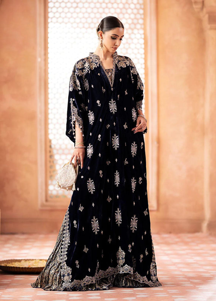Zardozi By AIK Atelier Embroidered Velvet Suits Unstitched 2 Piece AIK23Z Look 10 - Premium Collection