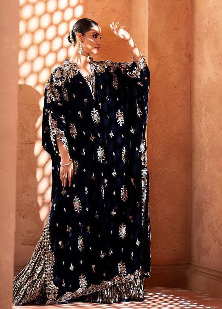 Zardozi By AIK Atelier Embroidered Velvet Suits Unstitched 2 Piece AIK23Z Look 10 - Premium Collection