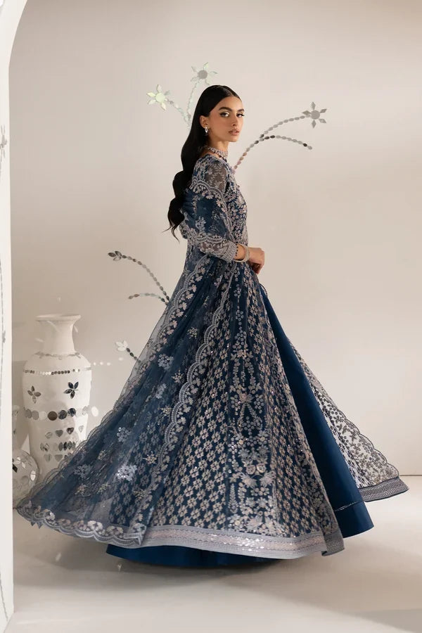 Shehnai by Lavish Premium Unstitched Embroidered Organza 3 Piece Suit LVP26USO SH-05 ZAREEN - Wedding Collection