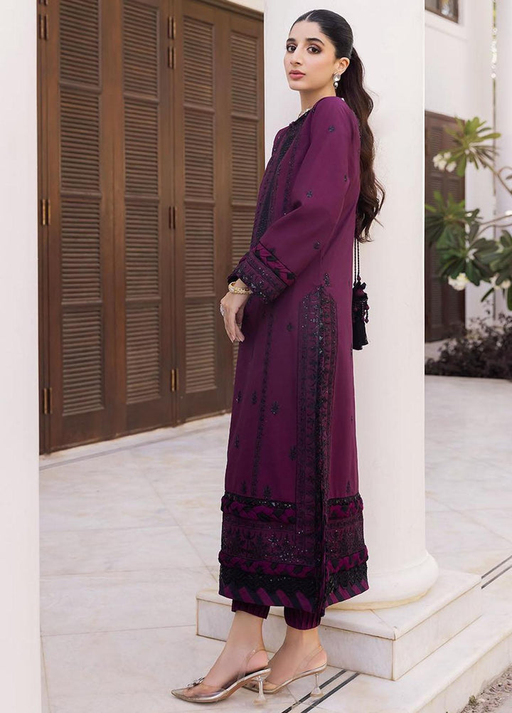 Zari Sitara By Asim Jofa Embroidered Cotton  Unstitched Kurties AJ23ZS AJZS-01 - Luxury Eid Collection