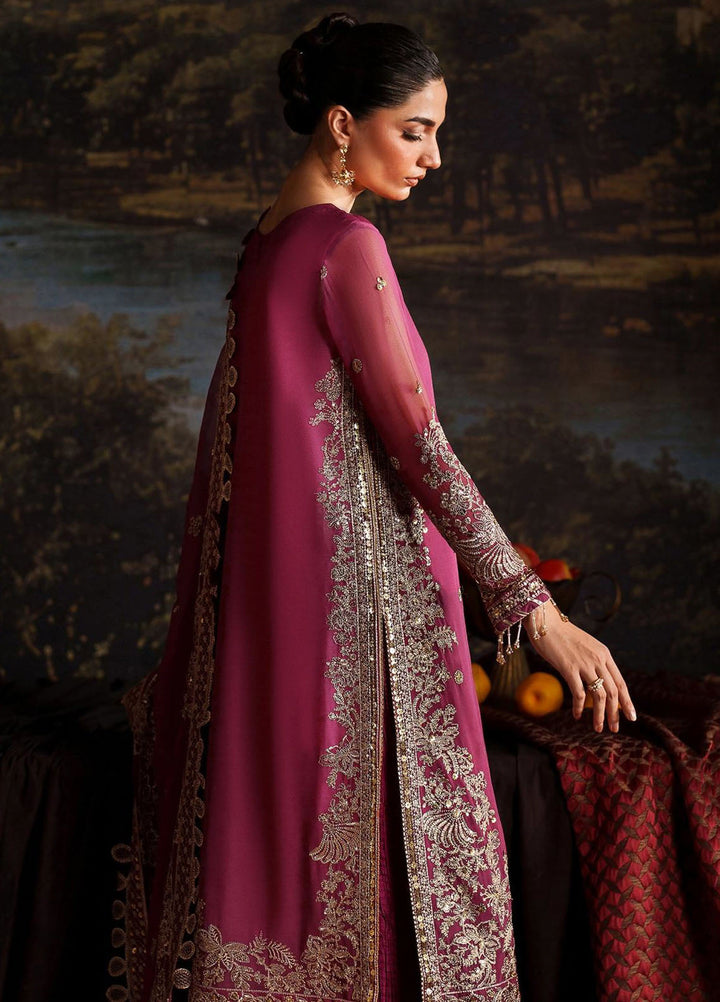 Zarif Embroidered Chiffon Suits Unstitched 3 Piece ZR25UF Prc-05 Adelle - Formals Collection