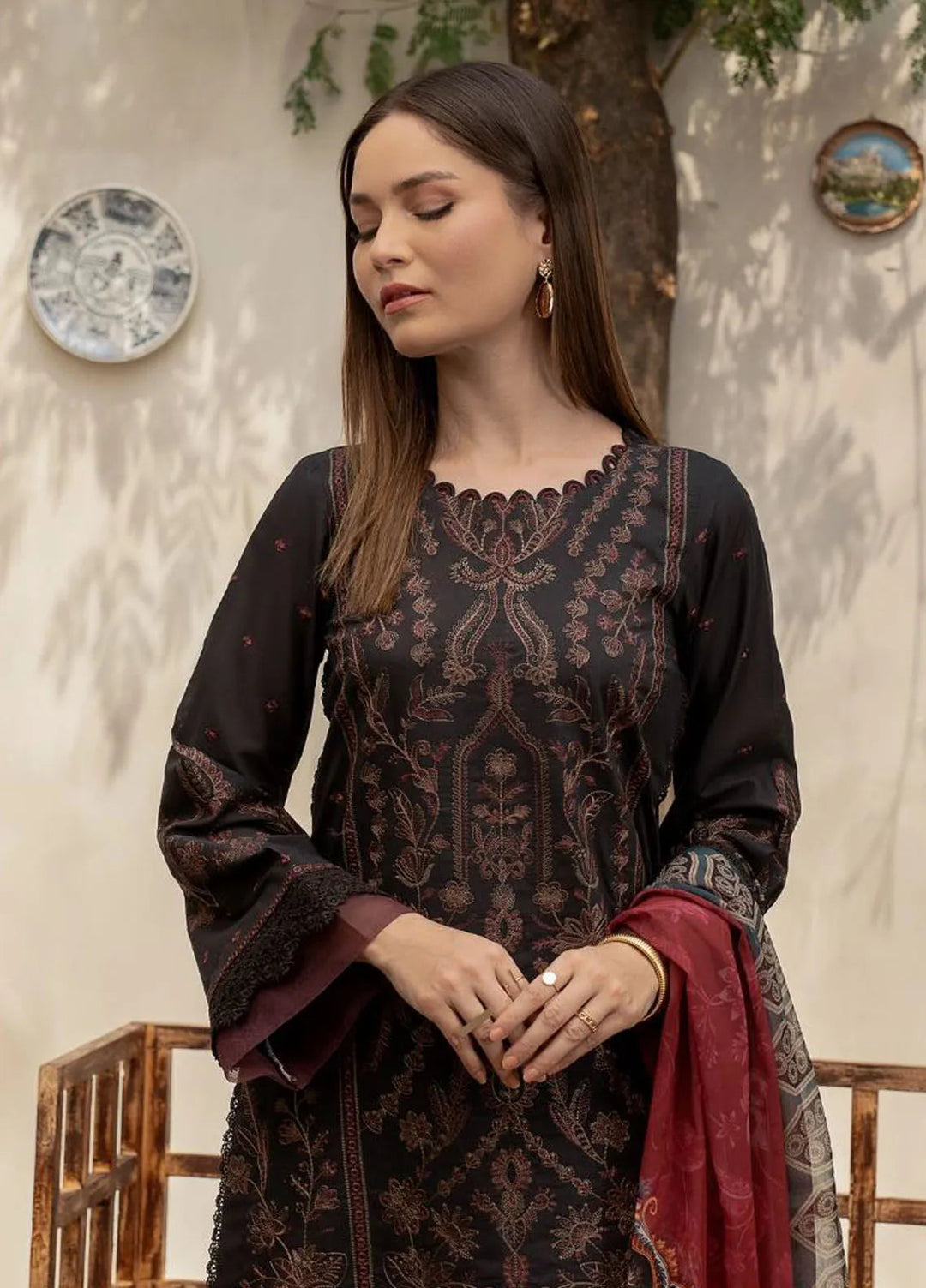 Zarif Embroidered Lawn Suit Unstitched 3 Piece ZF24F ZFL-03 Jemima - Summer Collection