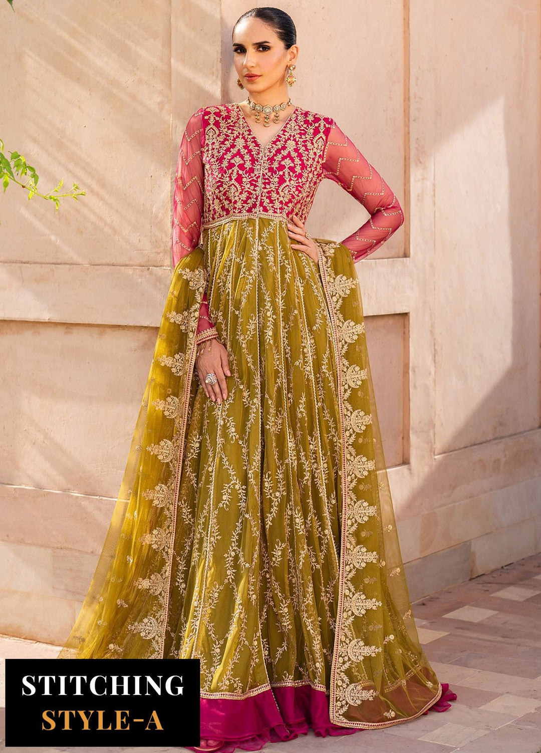 Zarif Embroidered Net Suits Unstitched 3 Piece ZR25UF SBA-03 Lara - Formals Collection