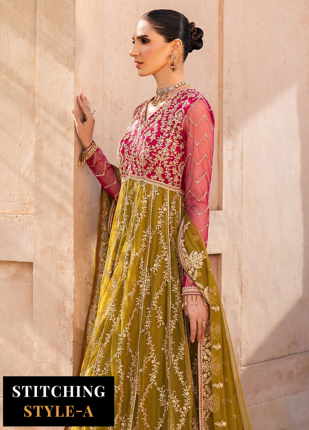 Zarif Embroidered Net Suits Unstitched 3 Piece ZR25UF SBA-03 Lara - Formals Collection