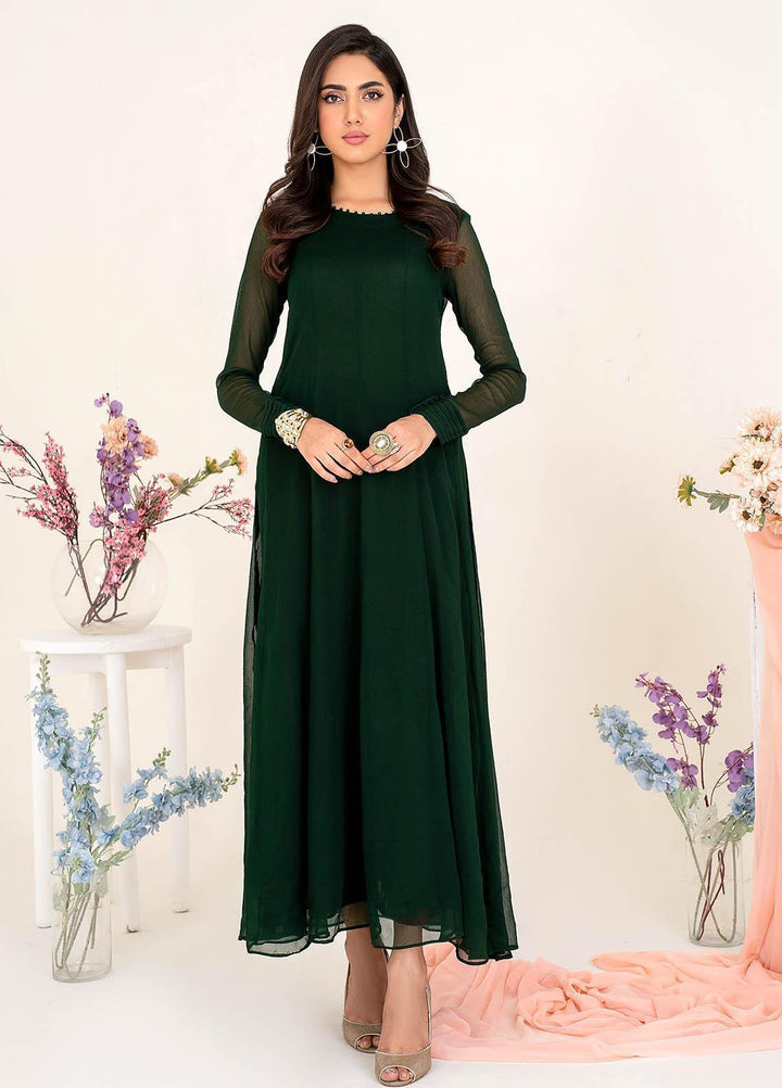 Zarif Casual Pret  Chiffon 2 Piece Suit GREEN ORCHID