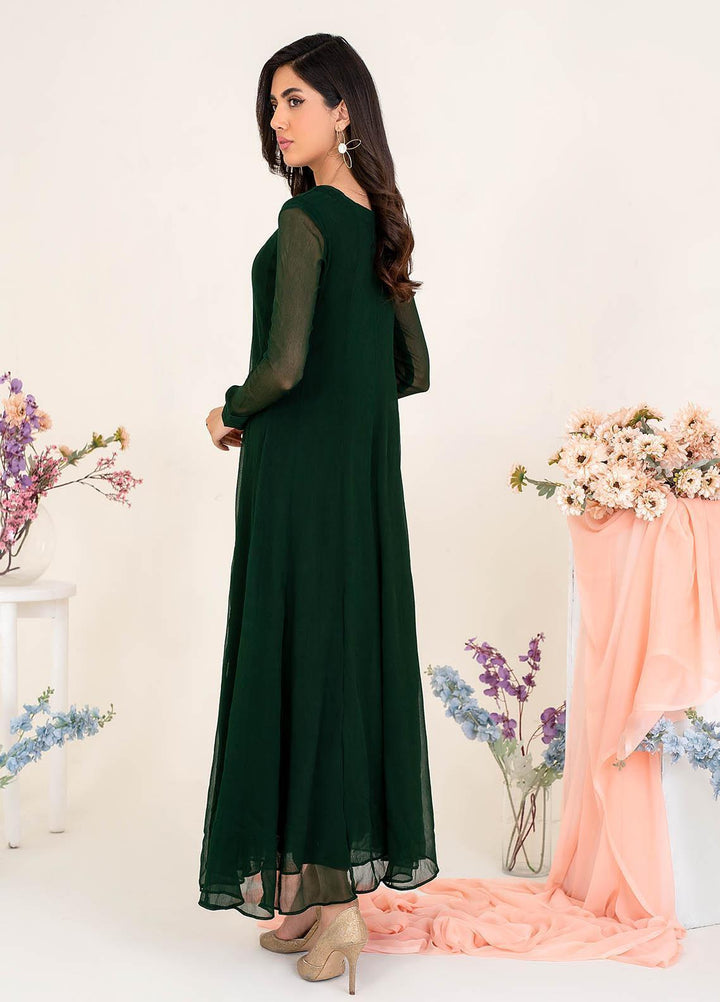 Zarif Casual Pret  Chiffon 2 Piece Suit GREEN ORCHID
