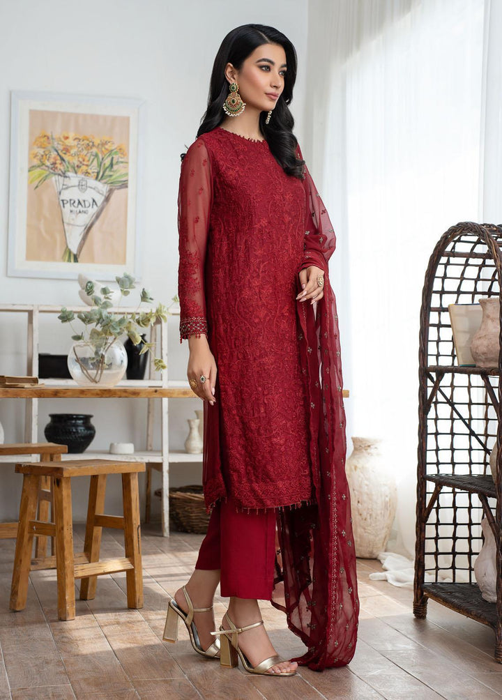 Zarif Pret Embroidered Chiffon 3 Piece Suit Rosie