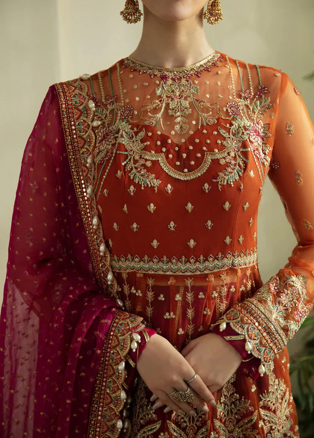 Zarin by Eleshia Embroidered Net Suits Unstitched 3 Piece ELS24ZL Safina - Formal Collection