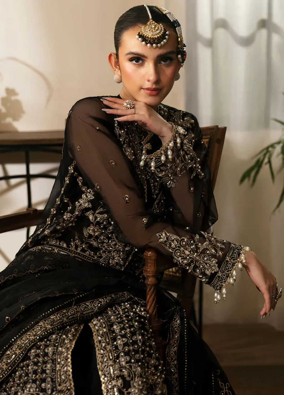 Zarin by Eleshia Embroidered Organza Suits Unstitched 3 Piece ELS24ZL Mahroz - Formal Collection