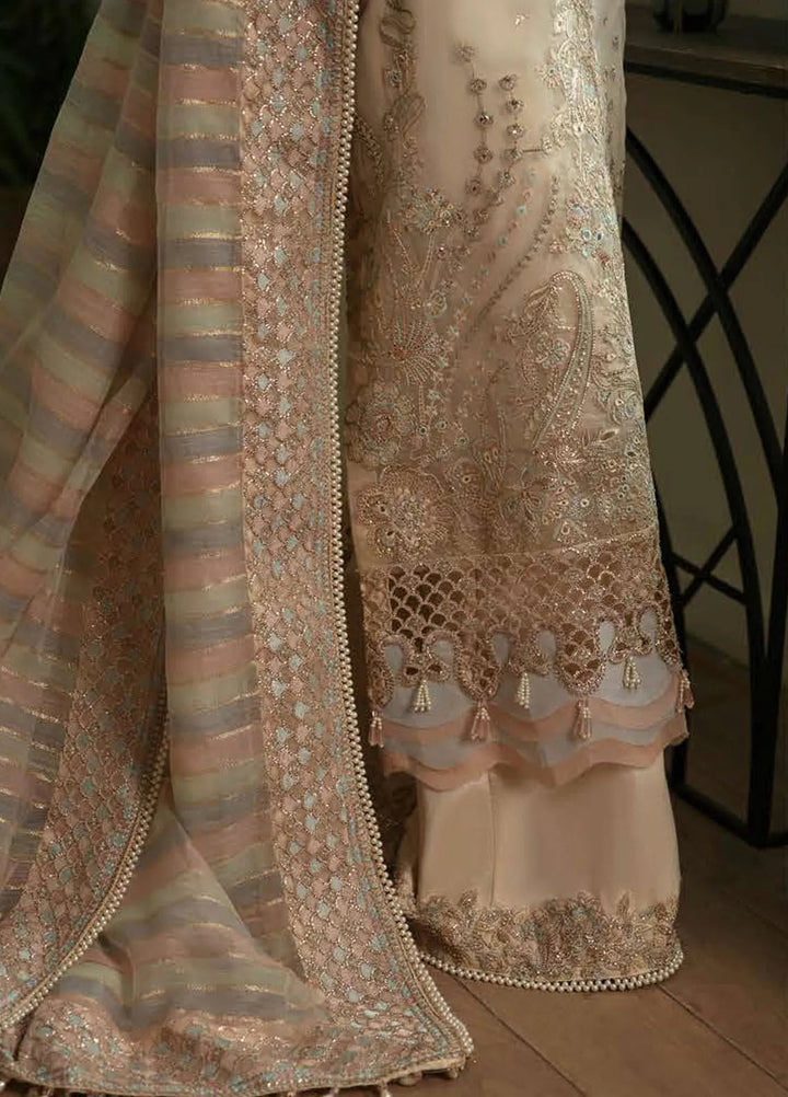 Zarin by Eleshia Embroidered Organza Suits Unstitched 3 Piece ELS24ZL Shahzeen - Formal Collection