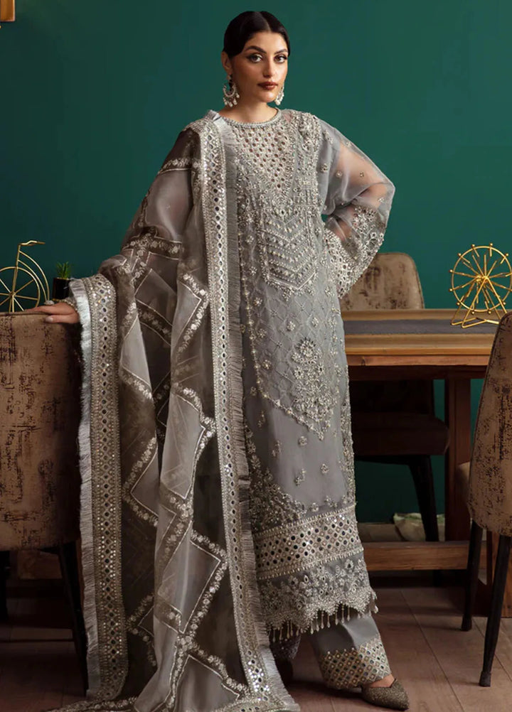 Zarin by Eleshia Embroidered Organza Suits Unstitched 3 Piece ELS24ZL Sherine - Formal Collection