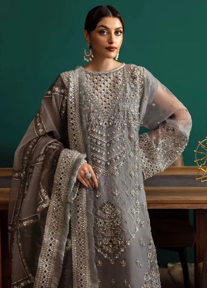 Zarin by Eleshia Embroidered Organza Suits Unstitched 3 Piece ELS24ZL Sherine - Formal Collection