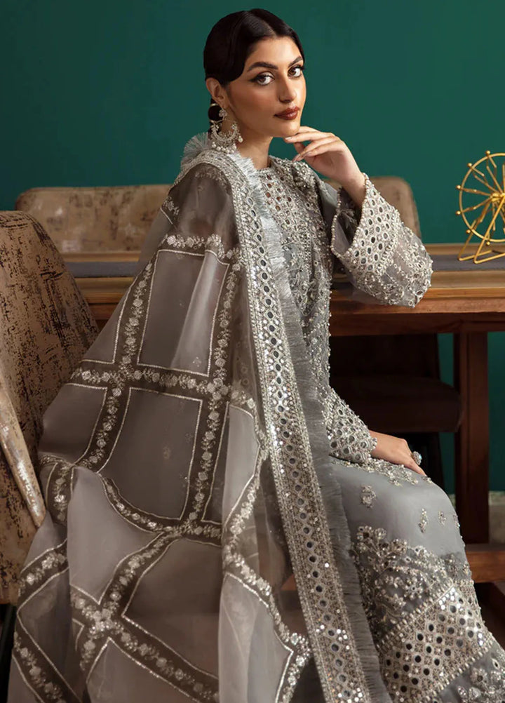 Zarin by Eleshia Embroidered Organza Suits Unstitched 3 Piece ELS24ZL Sherine - Formal Collection
