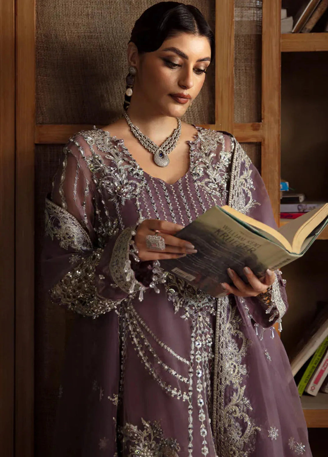 Zarin by Eleshia Embroidered Organza Suits Unstitched 3 Piece ELS24ZL Zarif - Formal Collection