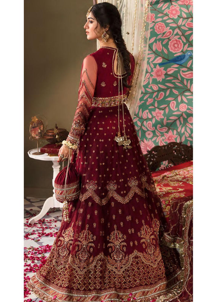 Zarin by Eleshia Embroidered Net Suits Unstitched 3 Piece ELS23UF D-01 ASHMIZA - Luxury Formal Collection