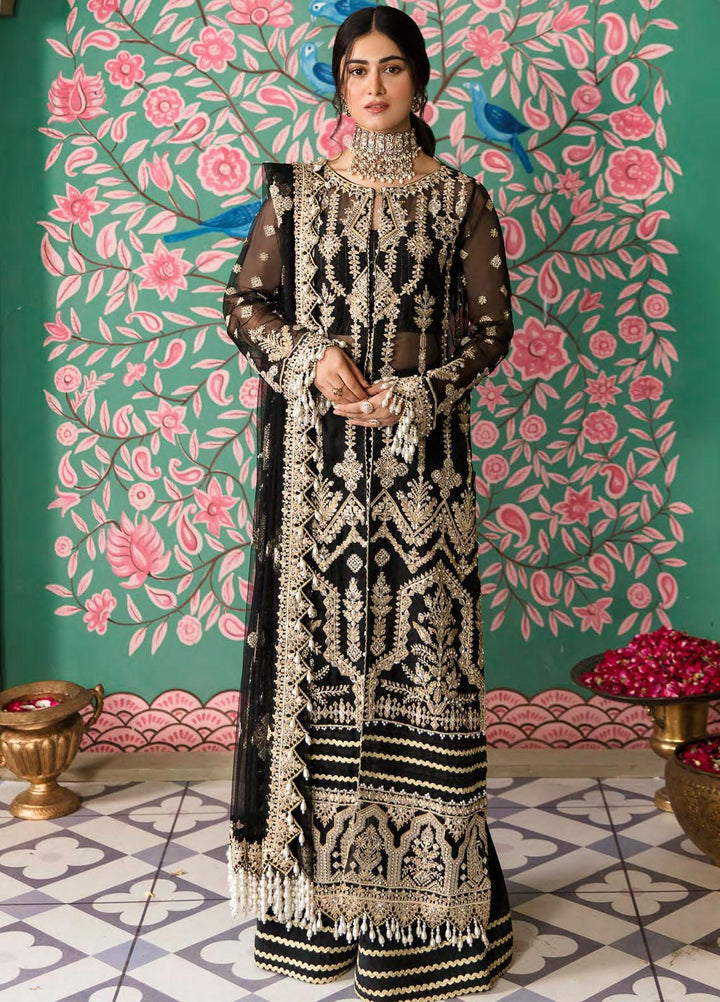 Zarin by Eleshia Embroidered Organza Suits Unstitched 3 Piece ELS23UF D-05 KABEERA - Luxury Formal Collection